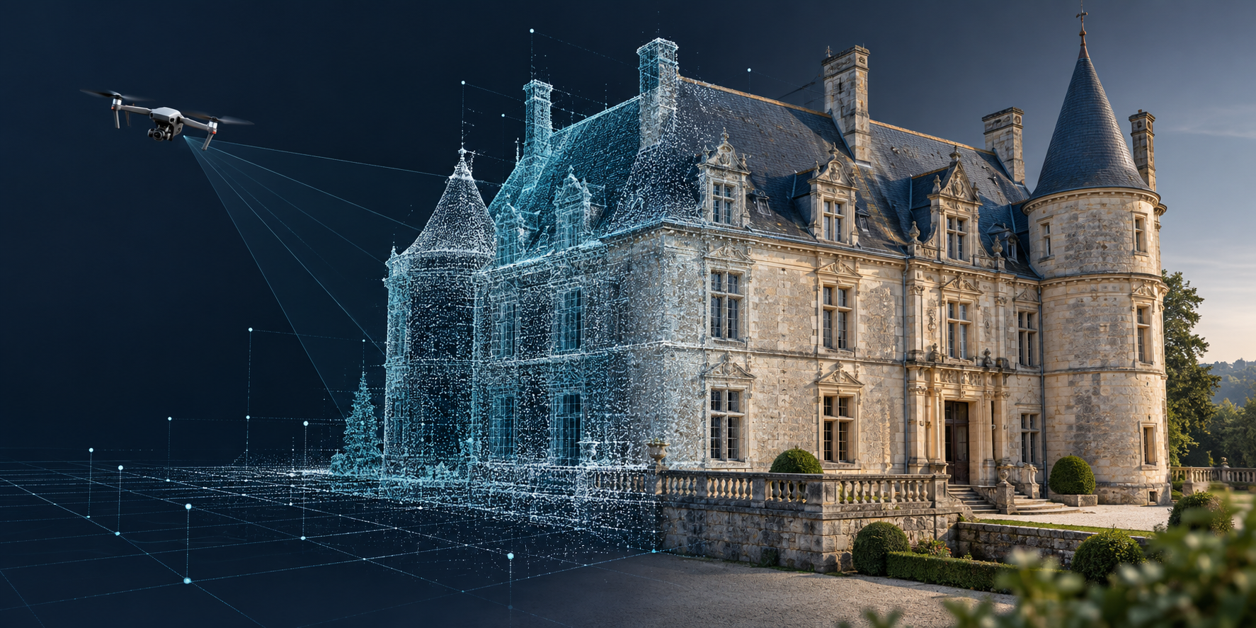 Reconstruction photogrammétrique 3D d’un bâtiment patrimonial